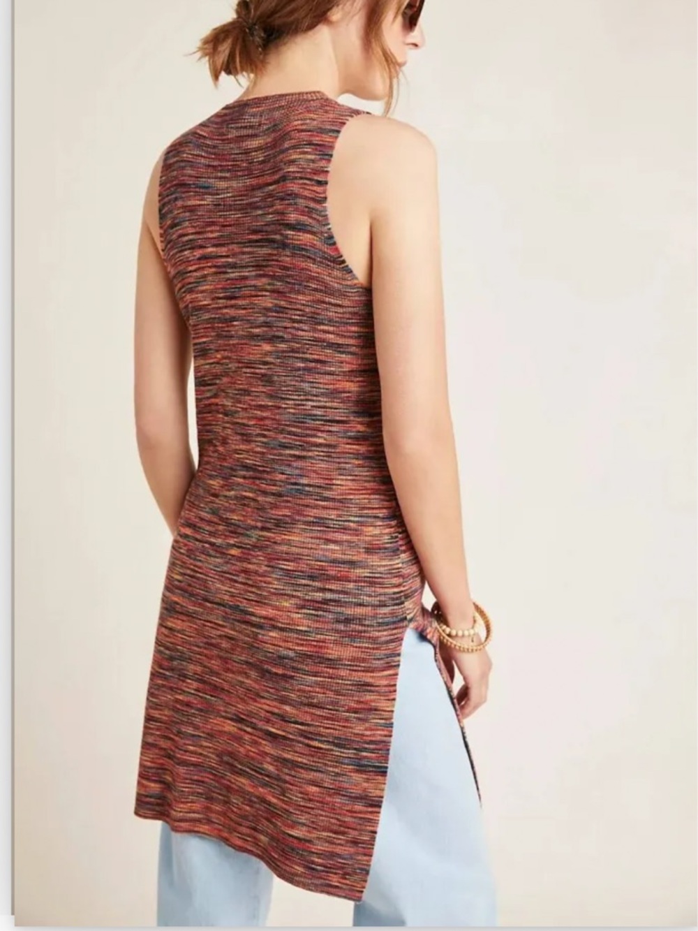 NWT Anthropologie Tami Ribbed Knit Sleeveless Tunic Dress, size M - Picture 2 of 8